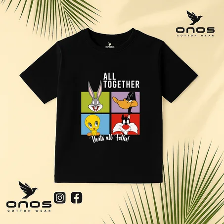 تيشرت اسود بطوط