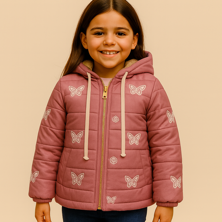 جاكت  بناتي الفراشه كشمير كود5013