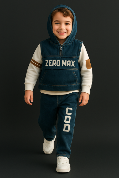 طقم جينز ولادي كود 5001