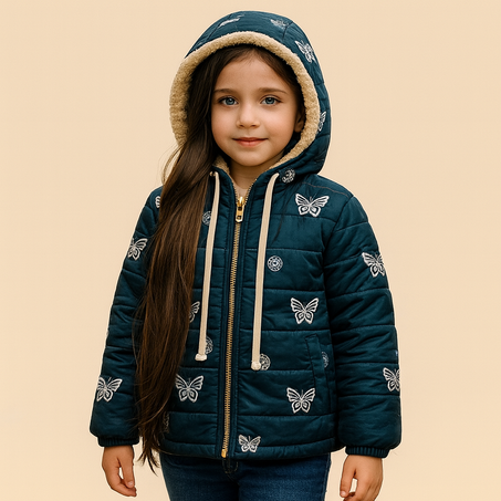 جاكت  بناتي الفراشه  بترولى كود5013