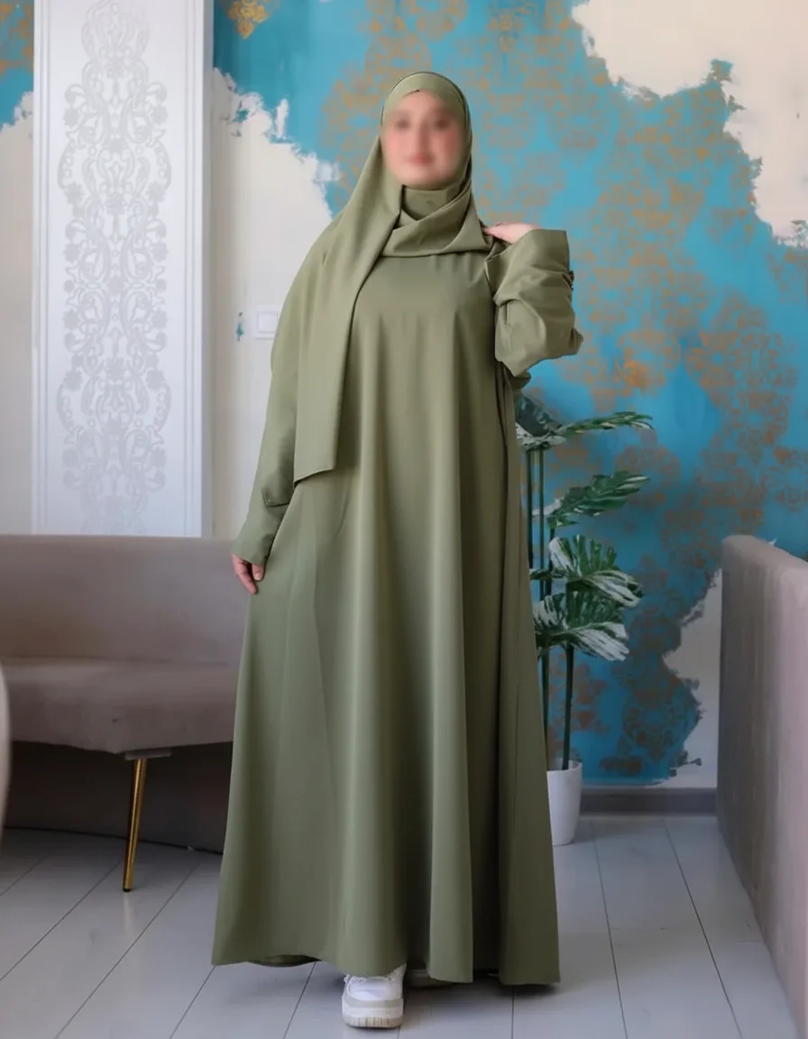 عباءة الصفاء : عباءة + فولار