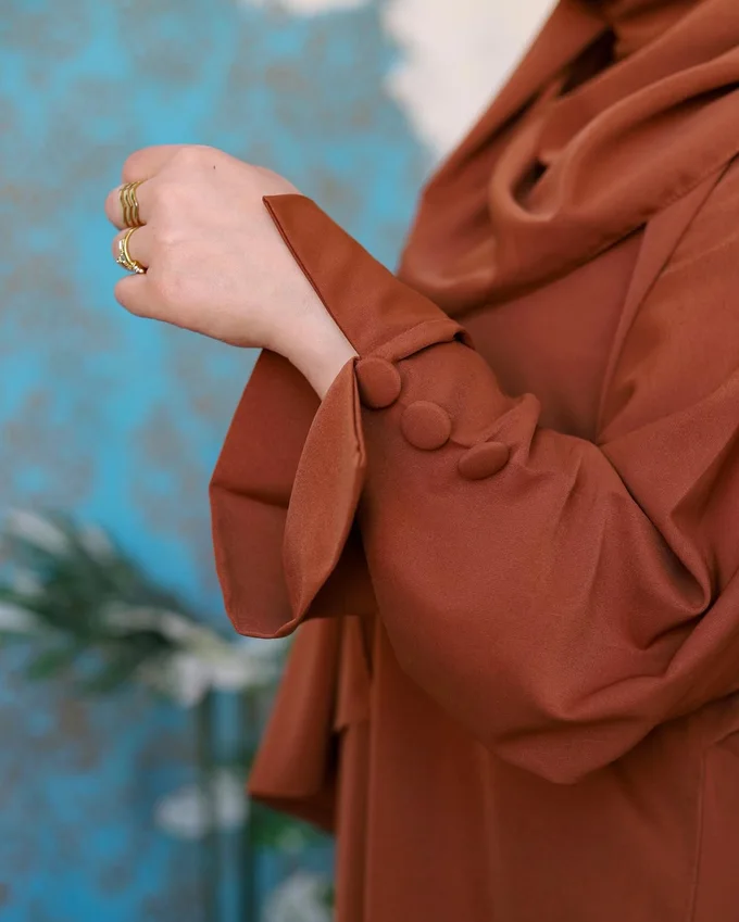 عباءة الصفاء : عباءة + فولار