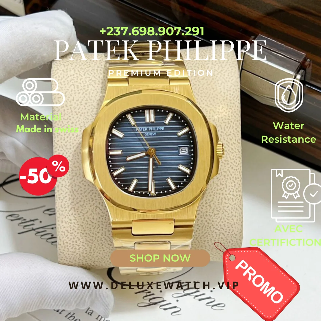 Montre Style Nautilus Or Cadran Bleu Nuit – Le Graal du Patron