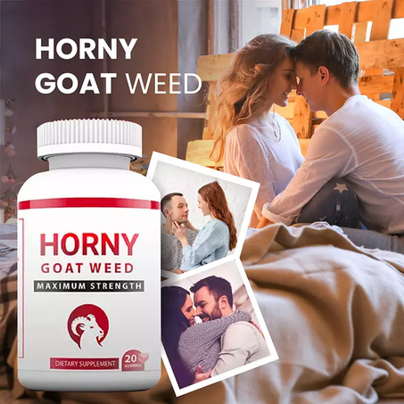 Horny goat weed تعزيز القوة والطاقة للرجال والنساء - مكون من عشبة الماعز المثيرة