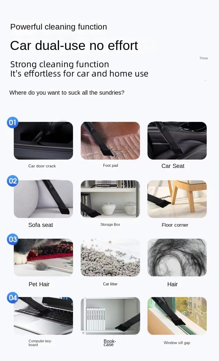 Aspirateur portable 3 en 1 المكنسة الكهربائية المحمولة اللاسلكية