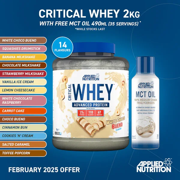 Critical Whey Protein 2kg (67 Servings)