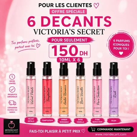 pack VICTORIA'S SECRET 6"10 ML