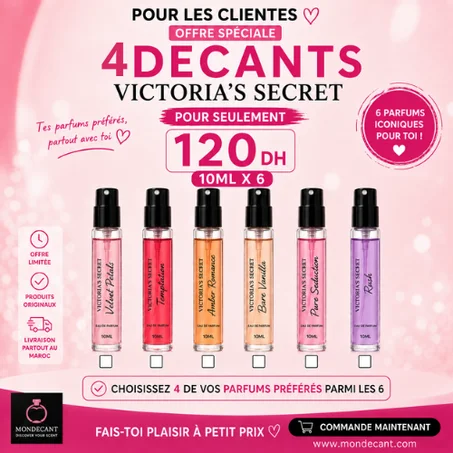 Pack VICTORIA'S SECRET 4 Decants 10ML