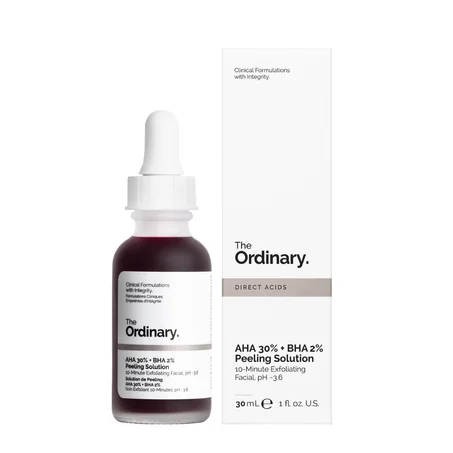 Peeling AHA 30% + BHA  (The Ordinary) Solution de Peeling 10ML