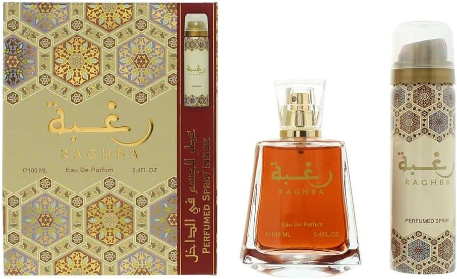 Lattafa Raghba Eau de Parfum Unisexe 100 ml – oriental boisé, vanillé & musqué