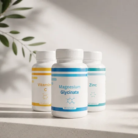 Pack : Zinc + Vitamin C + Magnesium Glycinate