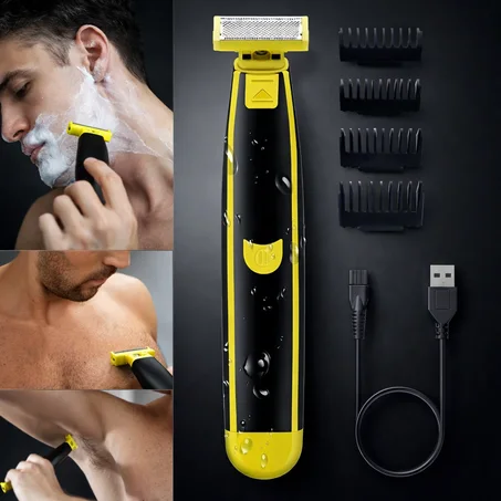 ماكينة حلاقة ذكية بدون جروح – نعومة وأمان حتى بالمناطق الحسّاسة ✂️⚡(التوصيل مجاني في لبنان🛵)