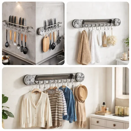 الحل الذكي لترتيب البيت – منظّم جداري عصري لكل المساحات 🏠✨(التوصيل مجاني في لبنان🛵)