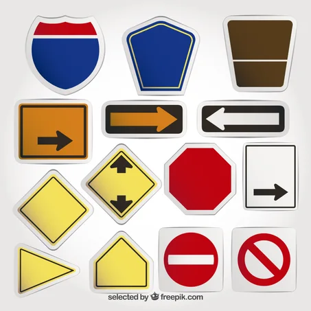 plaque de signalisation a partir de