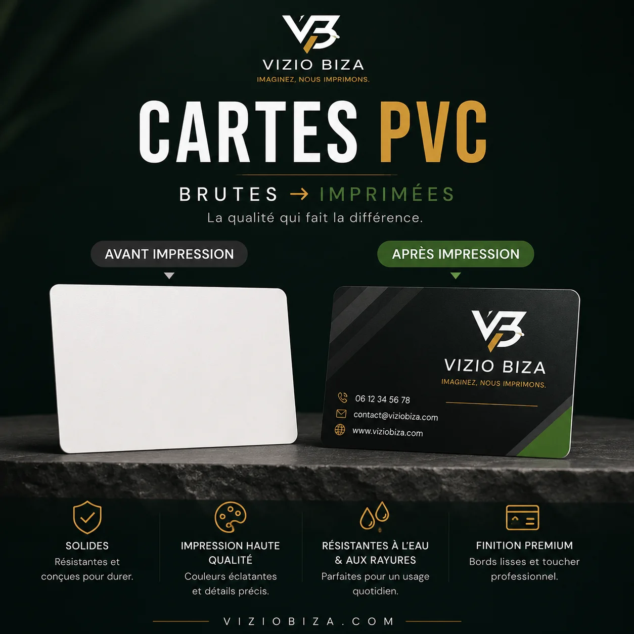 25 carte pvc