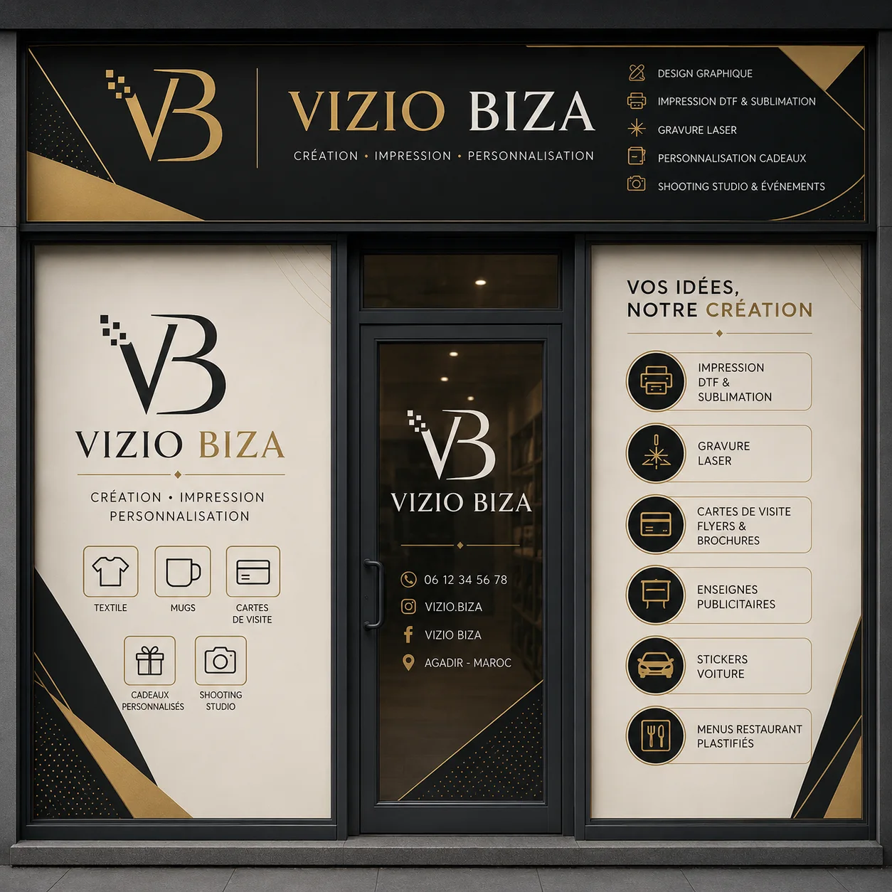 design vétrine