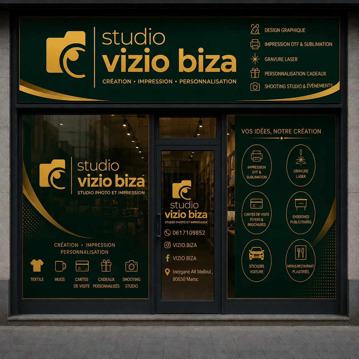 design vétrine