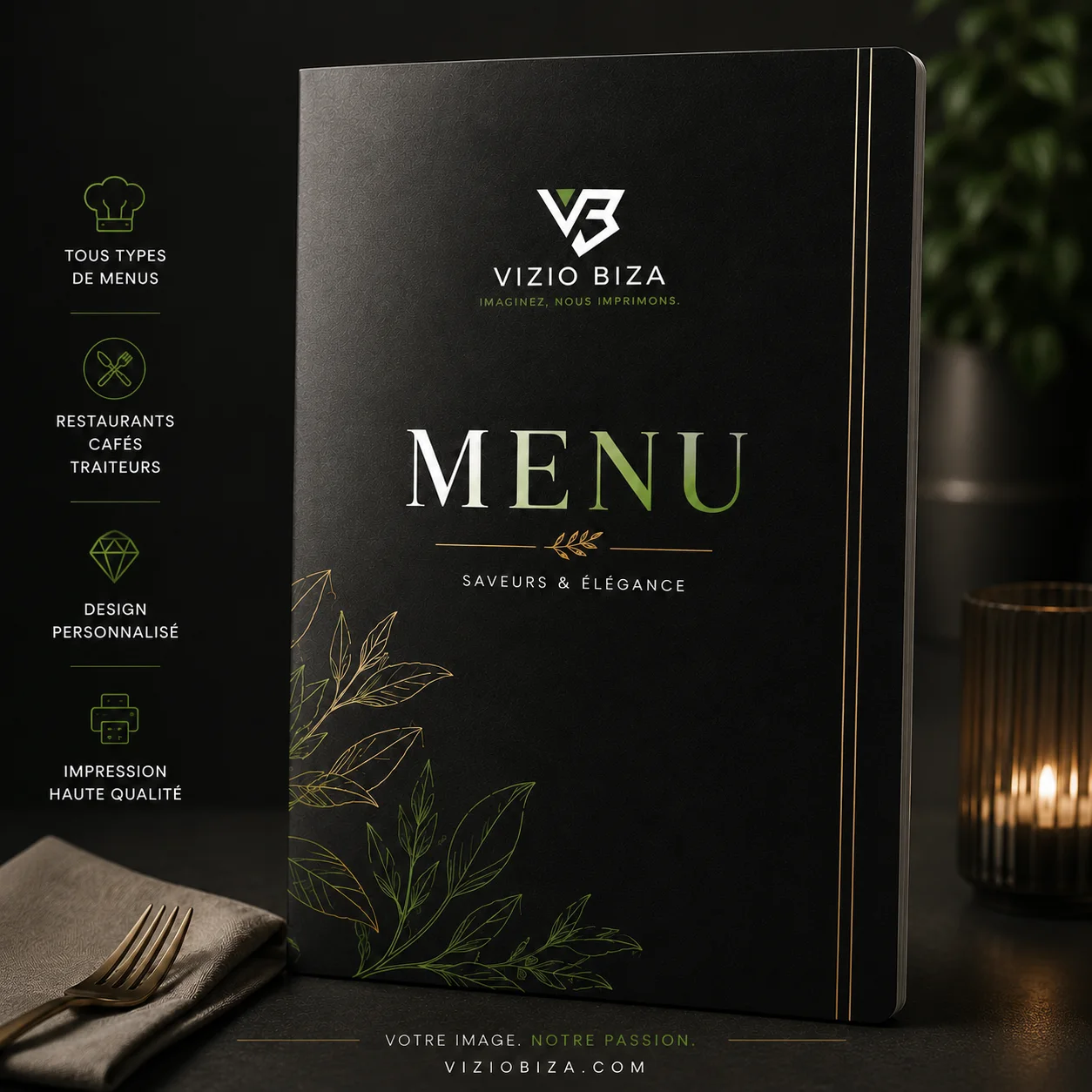 menu pérsonalisé