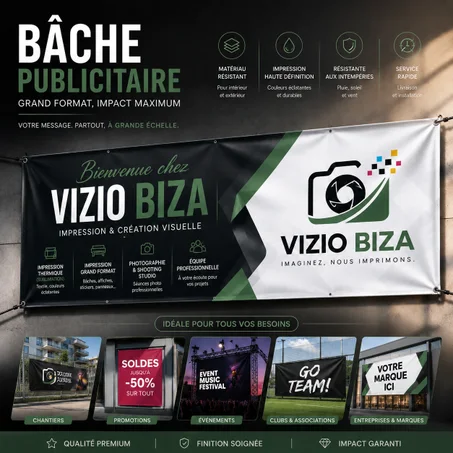 Impression bache