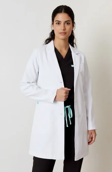 Blouse professionnelle manches longues à col chemisier
