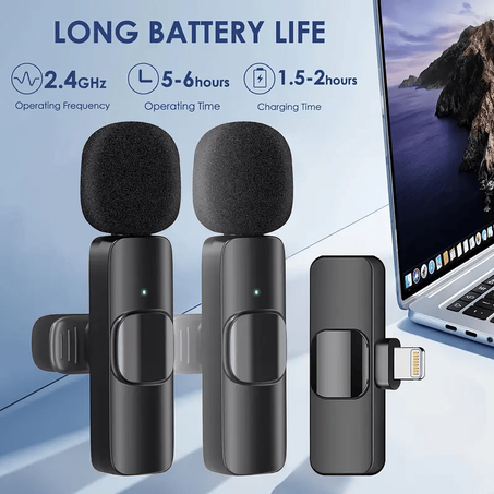 ميكروفون Lavalier لاسلكي