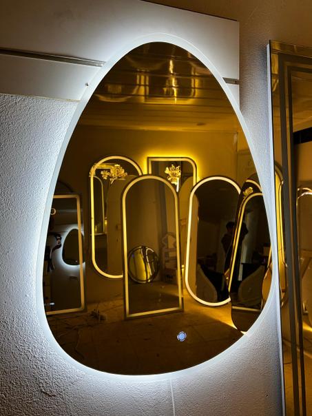 مرايا LED 80x60 إجاص