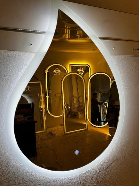 80/60 مرآة الحمام دمعة