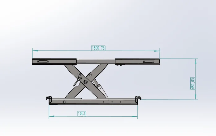 Katool Rolling Jack 5000 lbs. Lifting Capacity Fits 4-Post lift