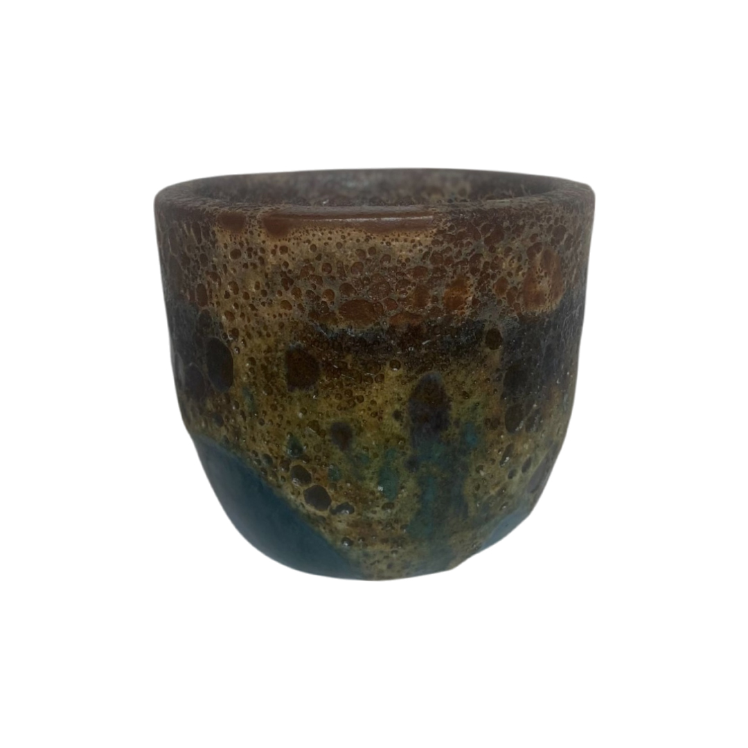 POT EN CERAMIQUE EFFET VOLCANIQUE H23 D30