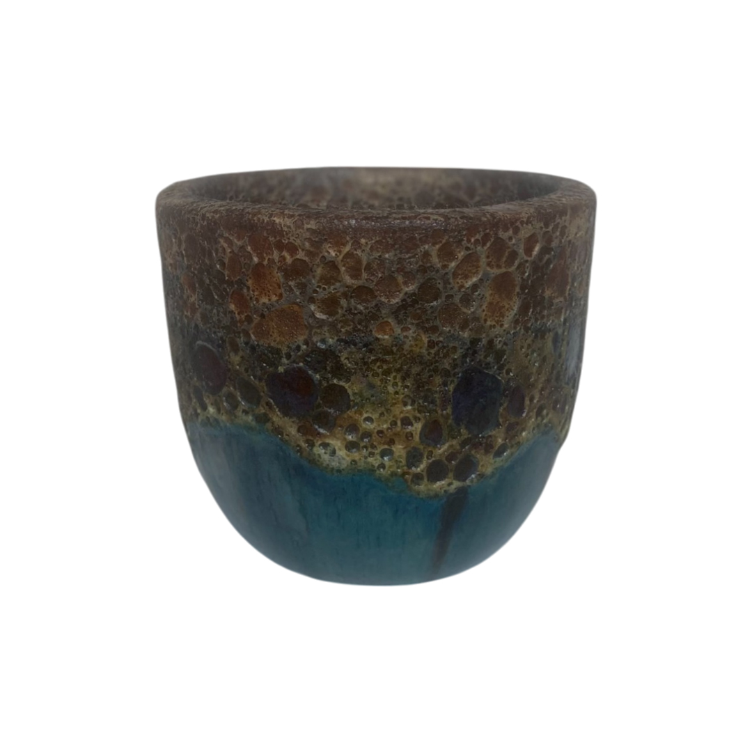 POT EN CERAMIQUE EFFET VOLCANIQUE H23 D30