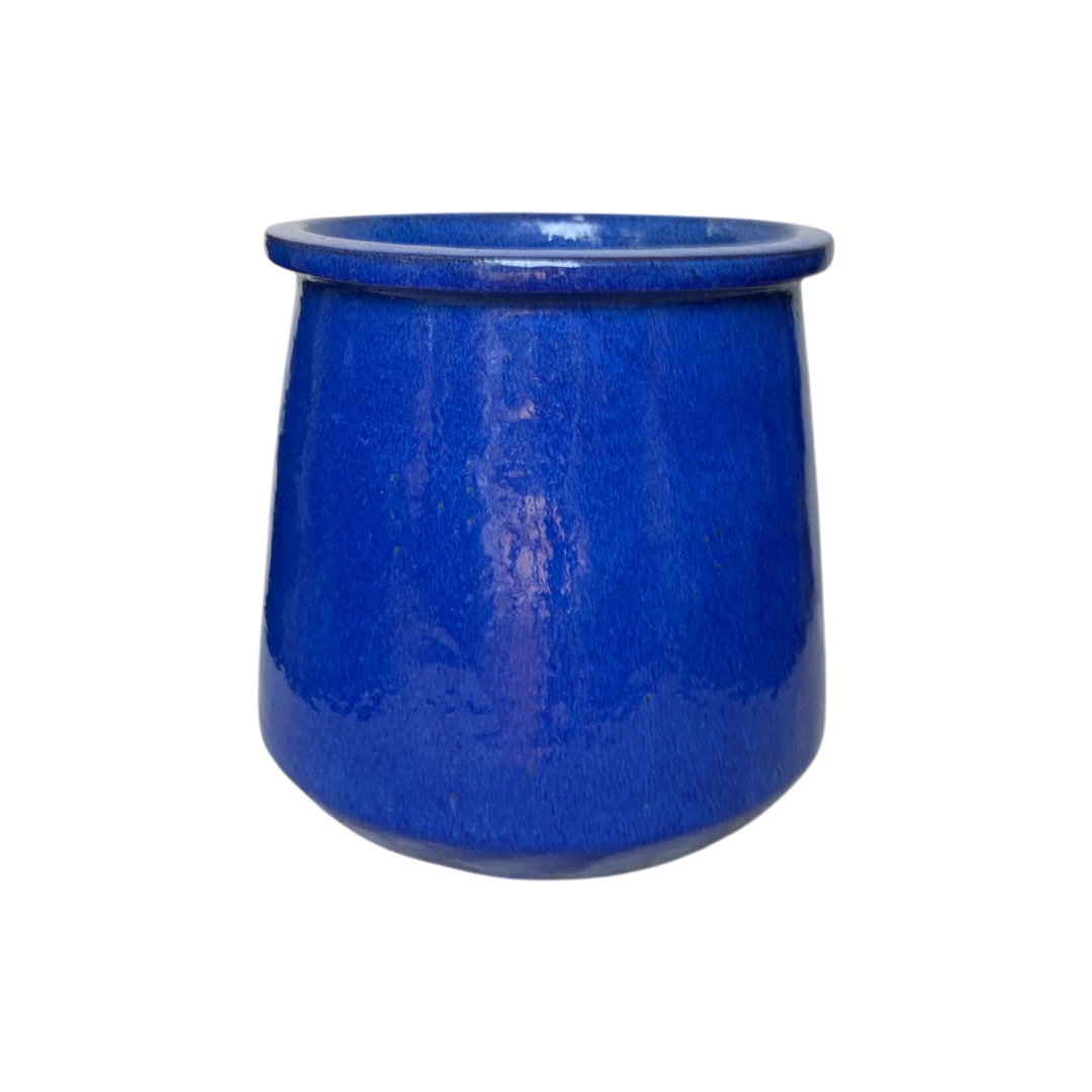 POT EN CERAMIQUE BLEU INTENSE H70 D50