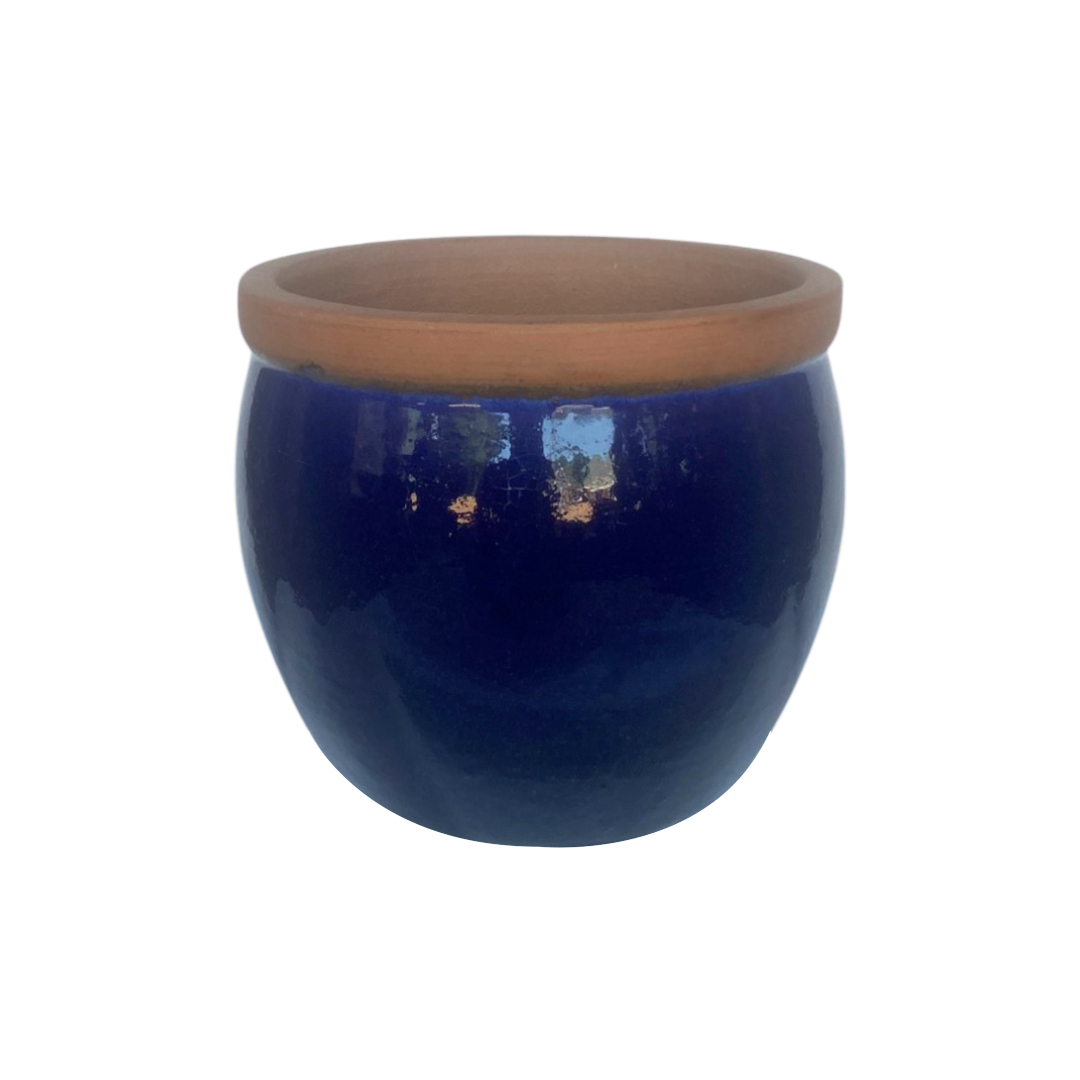 POT EN CERAMIQUE BLEU H23 D28