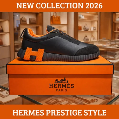 Sneakers Hermès Black Orange🧡⚡️