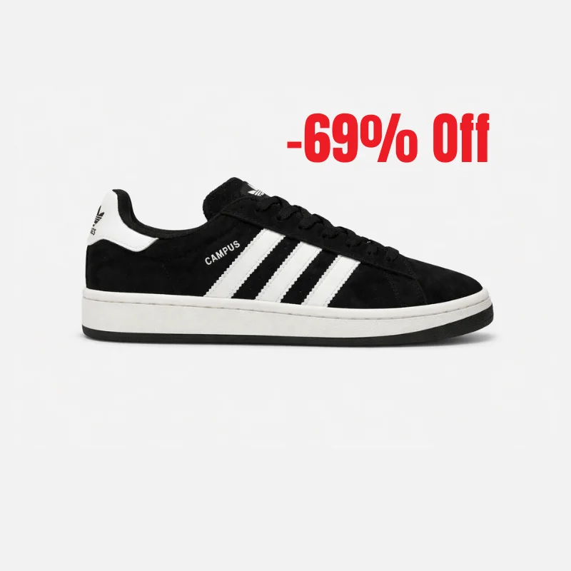 ADIDAS CAMPUS🔥 –69% OFF NOIR & BLANC🔥