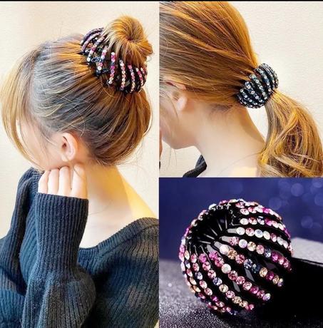 مشبك الشعر الفرنسي  بديكور ساحر