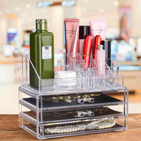 منظم أدوات تجميل وتخزين مجوهرات