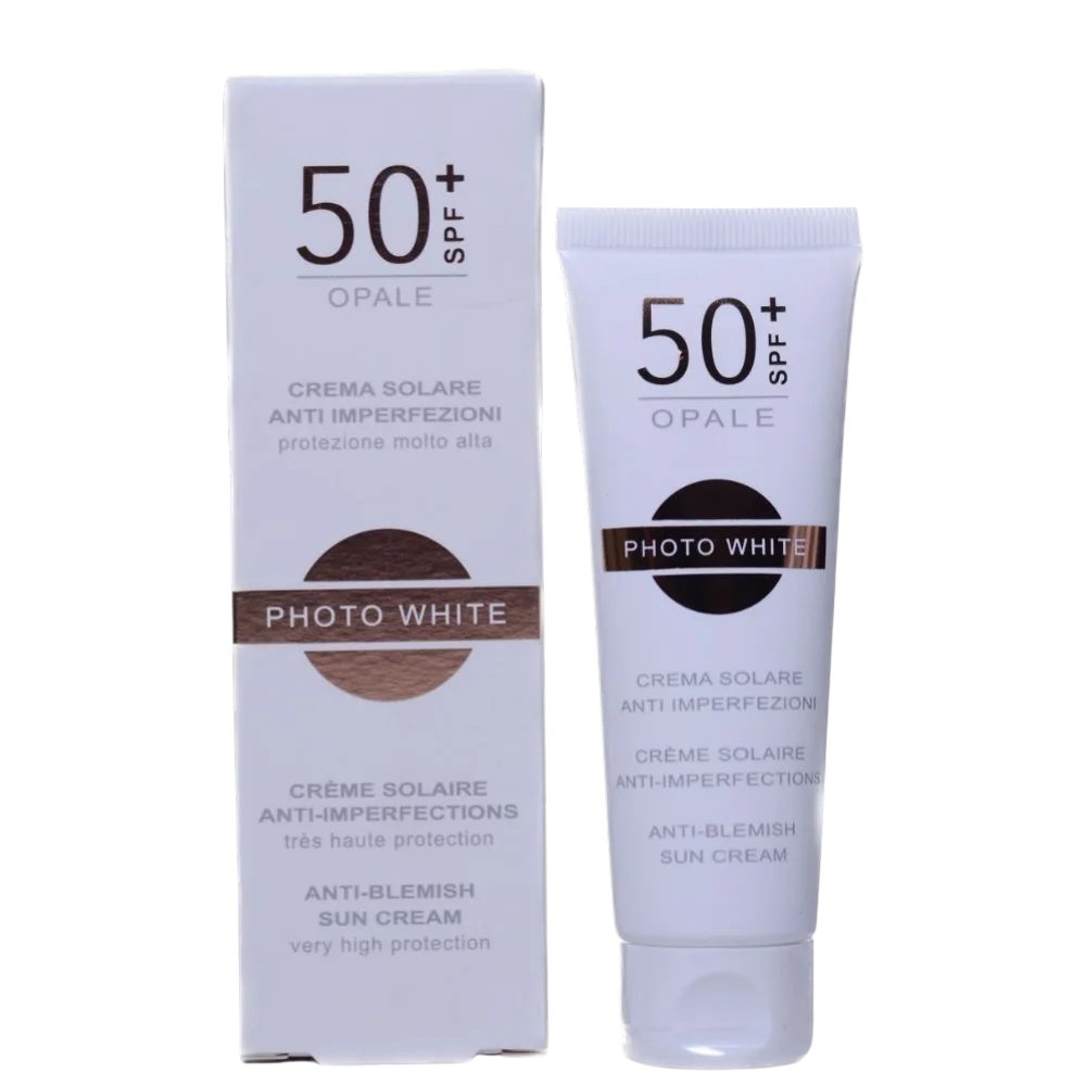 PHOTOWHITE CREME SOLAIRE SPF50+ ANTI IMPERFECTIONS OPALE
