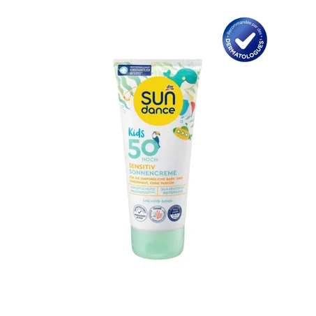 Crème solaire enfants sensibles SPF 50, 100 ml, Sundance