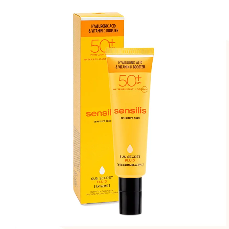 SENSILIS  ecran solair Sun Secret Facial Protectora y Antiedad SPF 50+ 40 ml