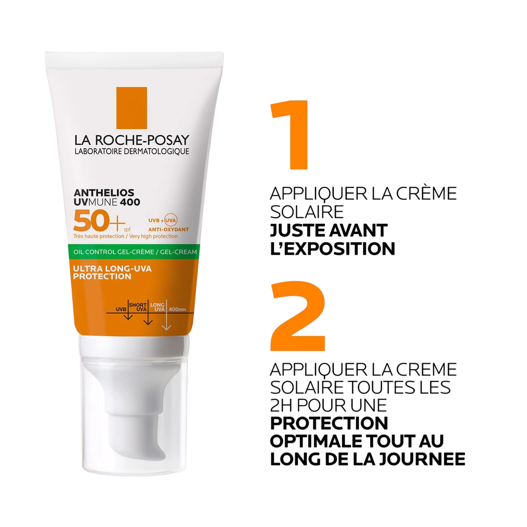 La Roche-Posay Anthelios XL Crème Solaire Matifiante Invisible SPF50+ Peau Mixte à Grasse Acnéique | 50ml