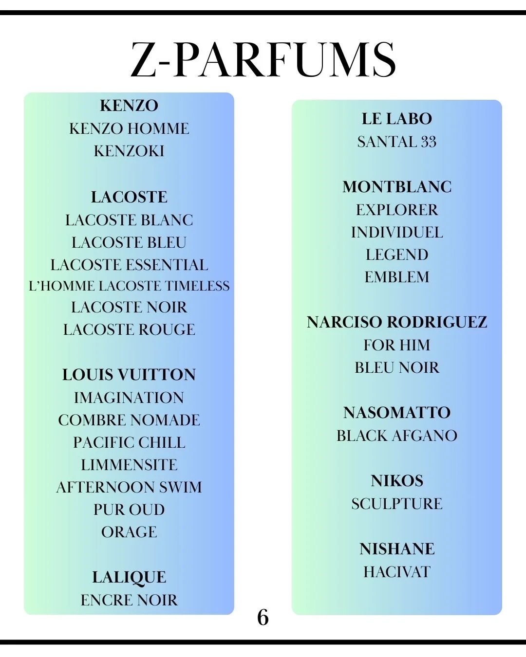 Pack Premium 𝓩-𝓟𝓪𝓻𝓯𝓾𝓶 💎