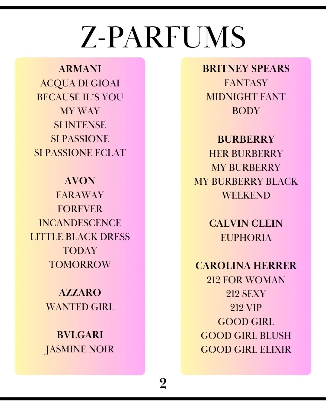 Pack Premium 𝓩-𝓟𝓪𝓻𝓯𝓾𝓶 💎