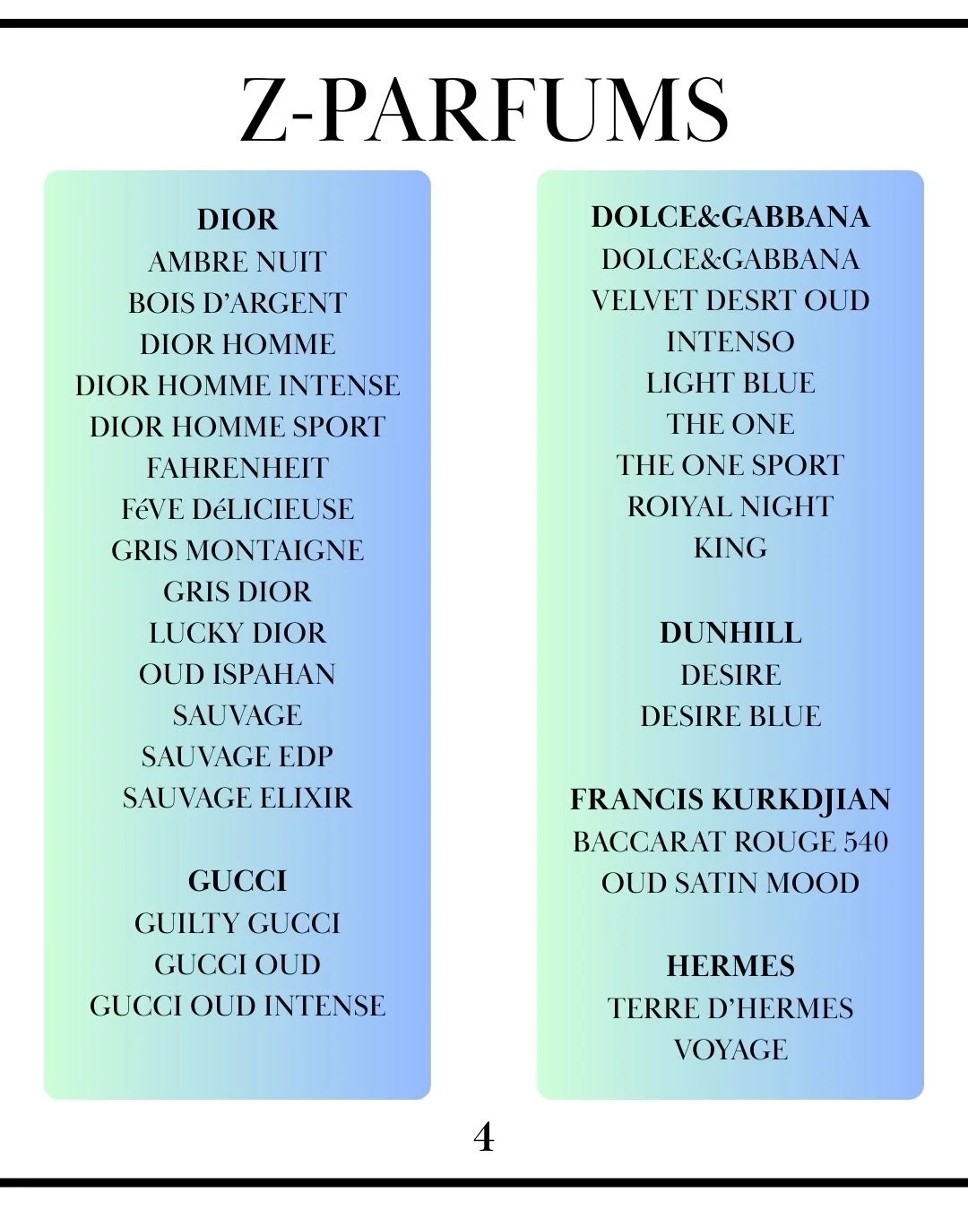 Pack Premium 𝓩-𝓟𝓪𝓻𝓯𝓾𝓶 💎