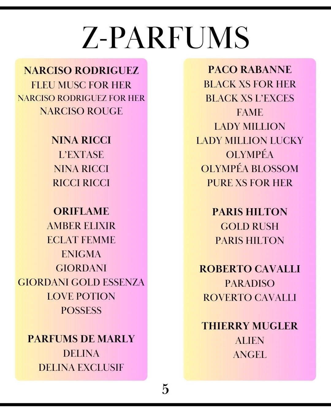 Pack Premium 𝓩-𝓟𝓪𝓻𝓯𝓾𝓶 💎