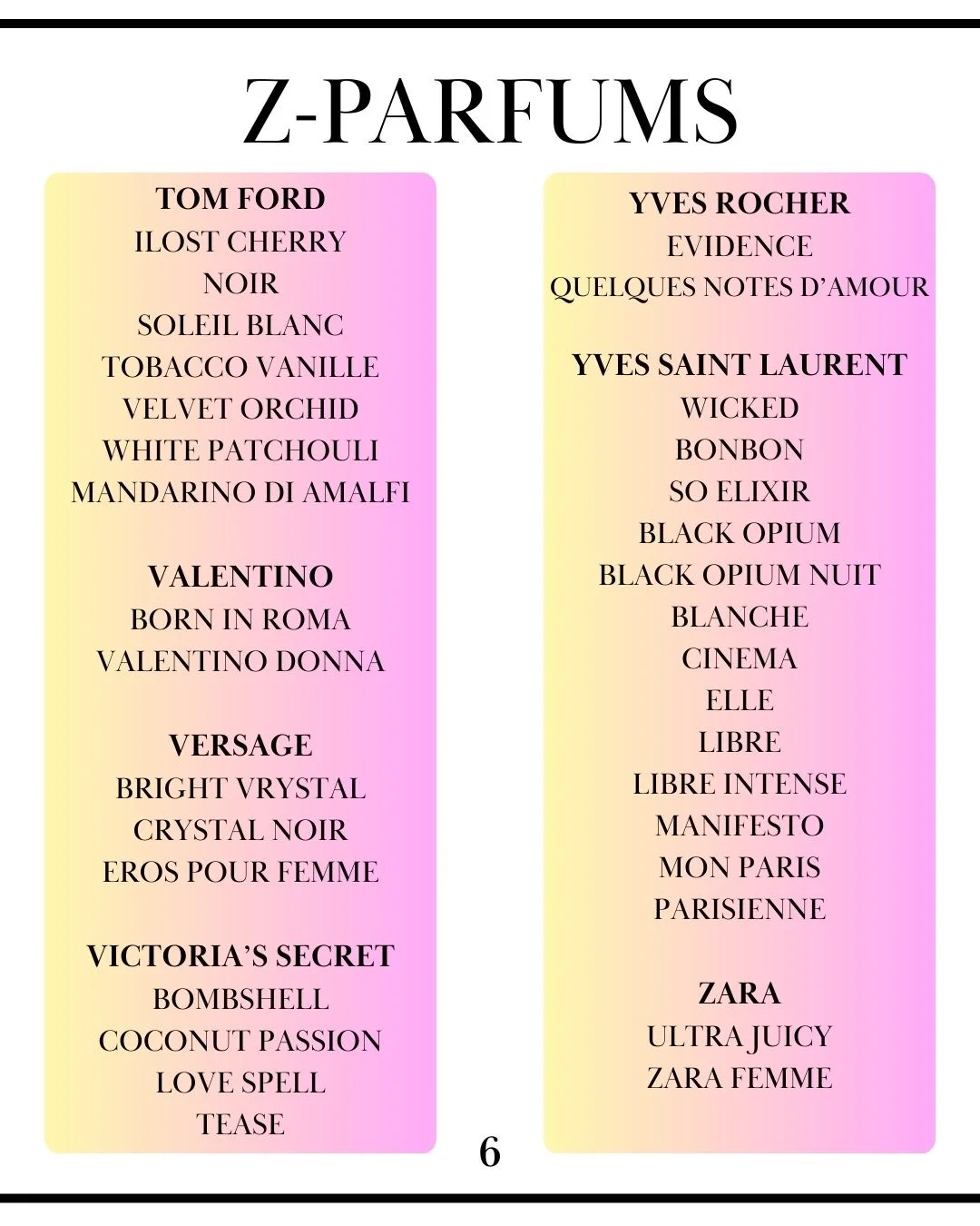 Pack Premium 𝓩-𝓟𝓪𝓻𝓯𝓾𝓶 💎