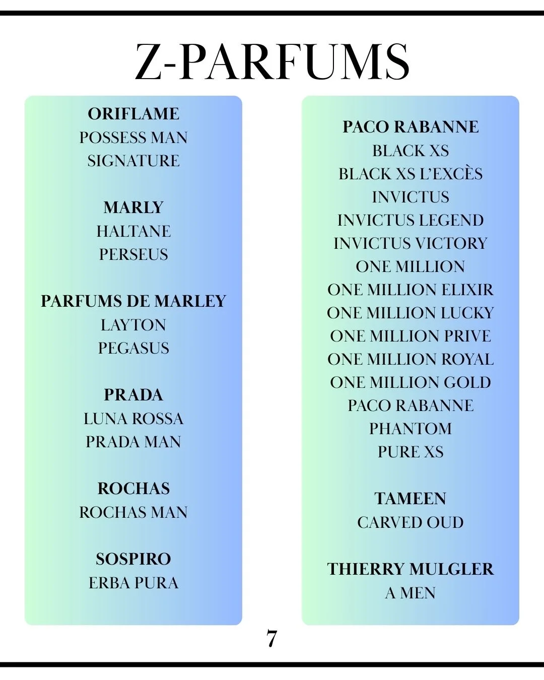 Pack Premium 𝓩-𝓟𝓪𝓻𝓯𝓾𝓶 💎