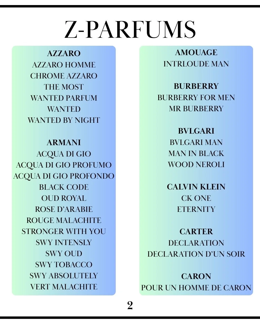 Pack Premium 𝓩-𝓟𝓪𝓻𝓯𝓾𝓶 💎