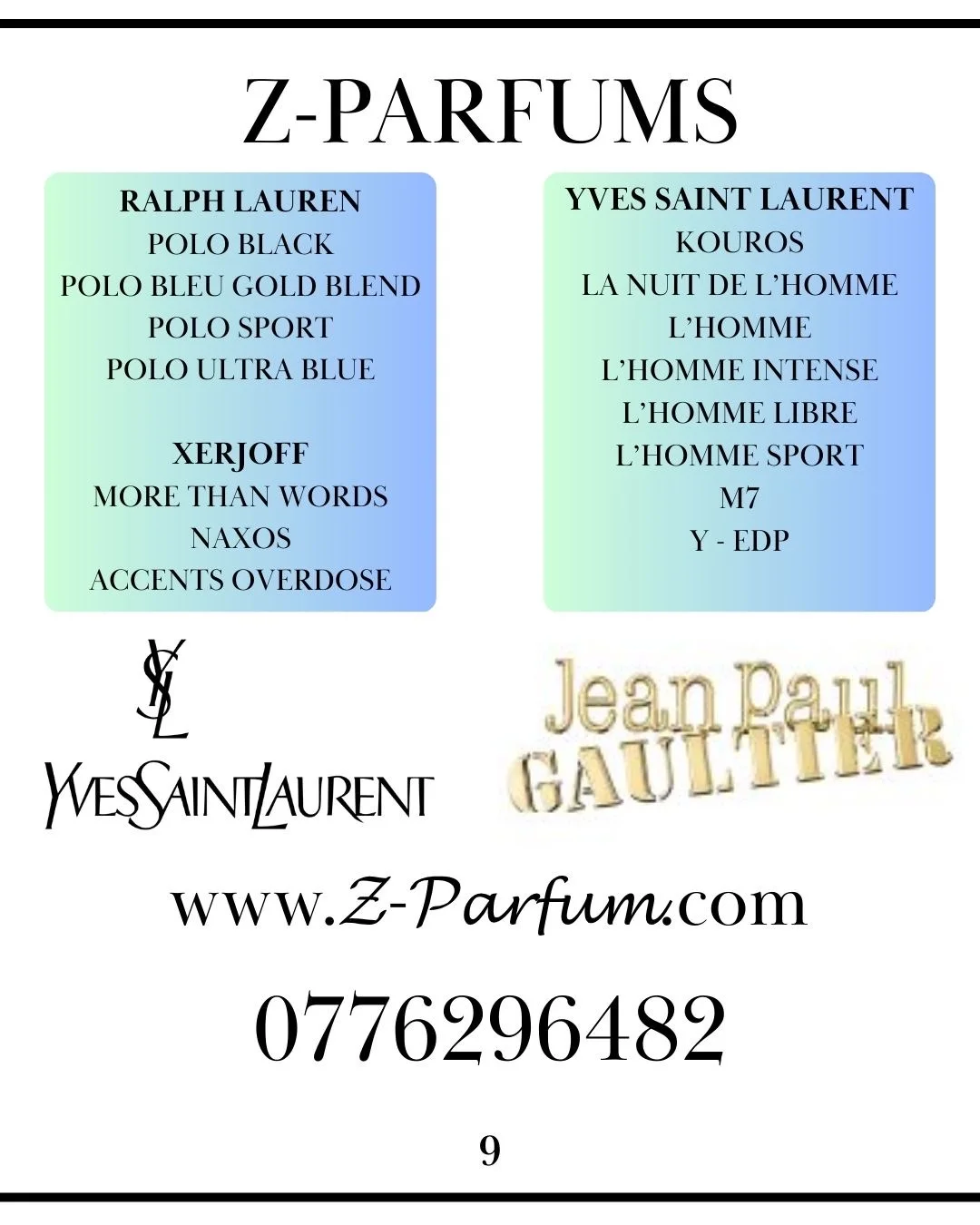 Pack Premium 𝓩-𝓟𝓪𝓻𝓯𝓾𝓶 💎
