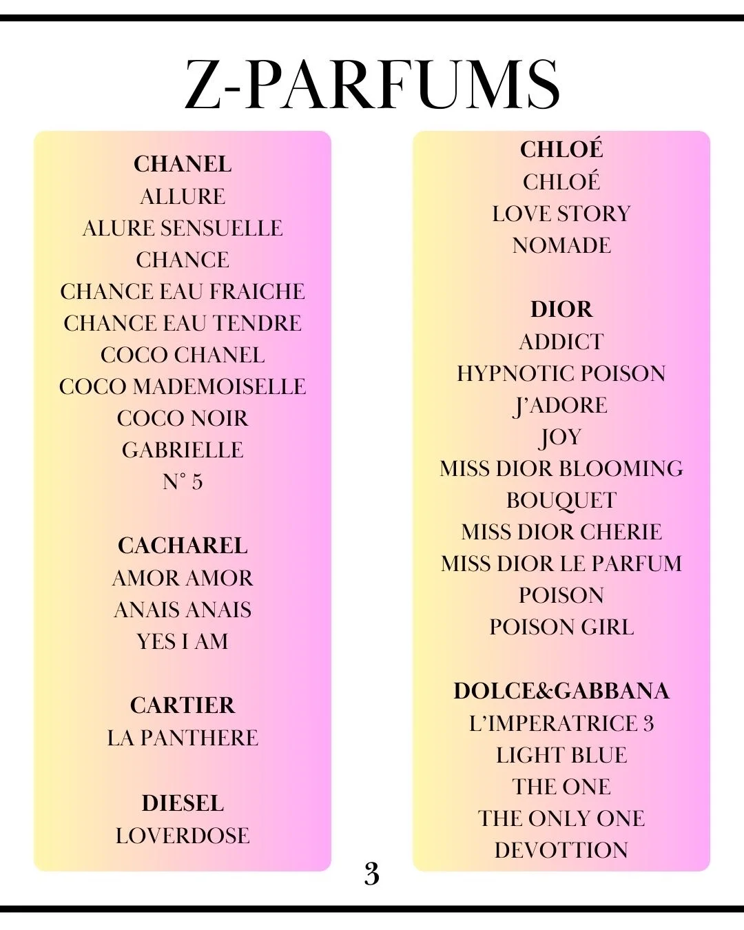 Pack Premium 𝓩-𝓟𝓪𝓻𝓯𝓾𝓶 💎