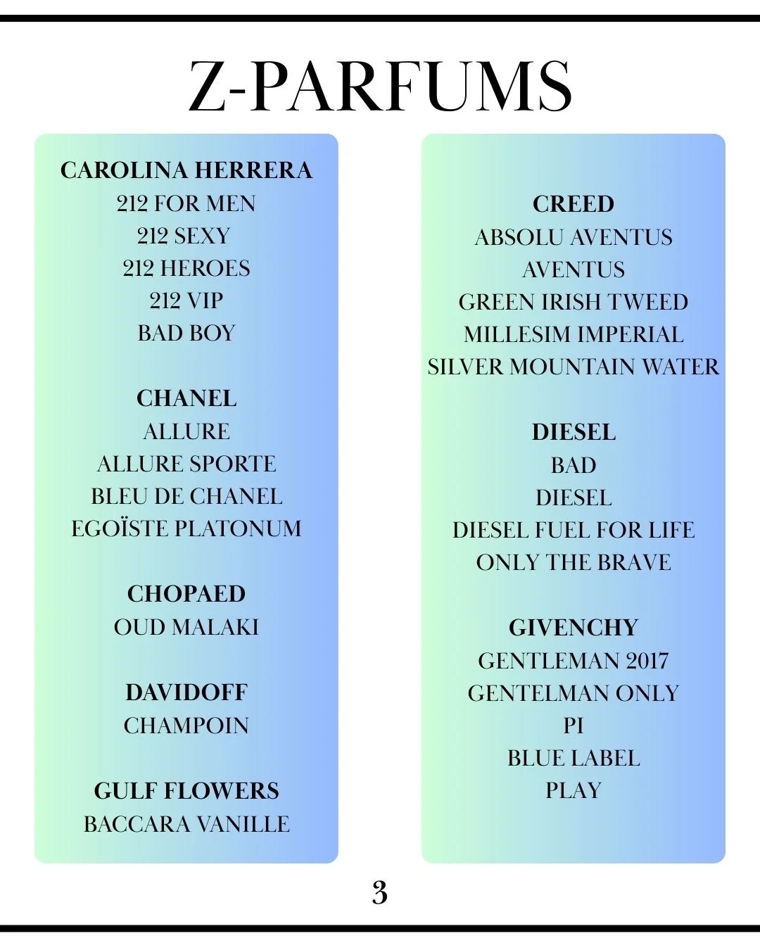 Pack Premium 𝓩-𝓟𝓪𝓻𝓯𝓾𝓶 💎